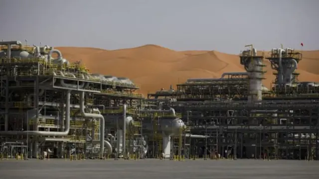 Una central energética de Arabia Saudita