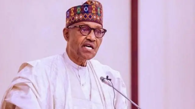 Aworan aarẹ Naijiria tẹlẹ, muhammadu Buhari