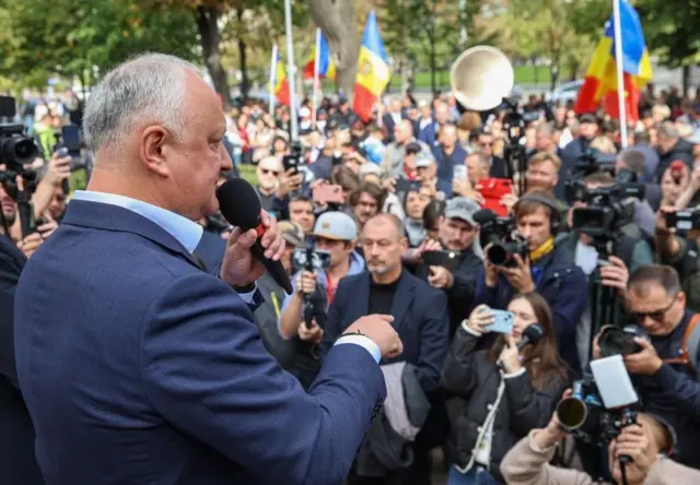opozicioni lider igor dodon, izbori u moldaviji, protest u moldaviji