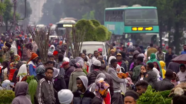 የአዲስ ዓመት ዋዜማ የቄጤማ እና የችቦ ገበያ