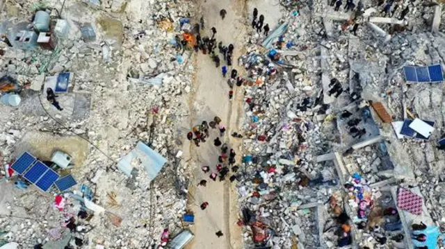 Majengo kaskazini mwa Syria na kusini-mashariki mwa Uturuki hayakuweza kustahimili matetemeko mawili makubwa ya ardhi