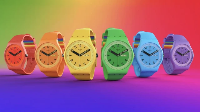 مجموعة ساعات "الفخر" من "سواتش"