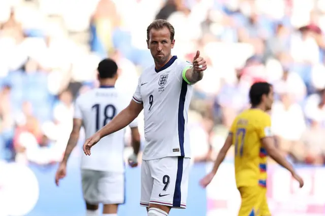 Harry Kane İngiltere formasıyla maçta