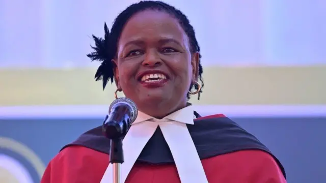 Martha Koome, perezida w'Urukiko rw'Ikirenga rwa Kenya yamaganye ibyavuzwe na Perezida Ruto