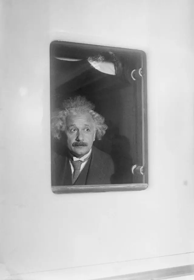 Albert Einstein à New York, en 1930. 