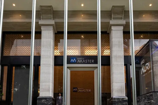 Fachada do banco master