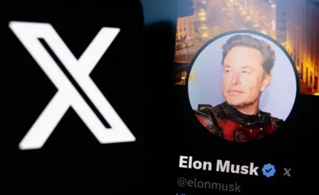 El perfil de Elon Musk en la red social X.