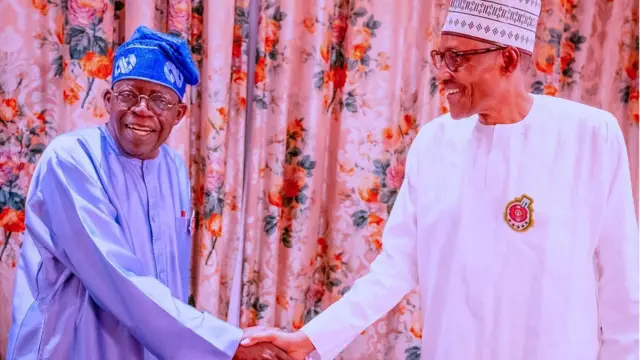 Bola Tinubu and President Muhammadu Buhari