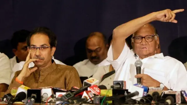 शरद पवार और उद्धव ठाकरे