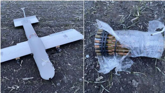 "Молния-2" з двома двигунами та один з варіантів її бойової частини
