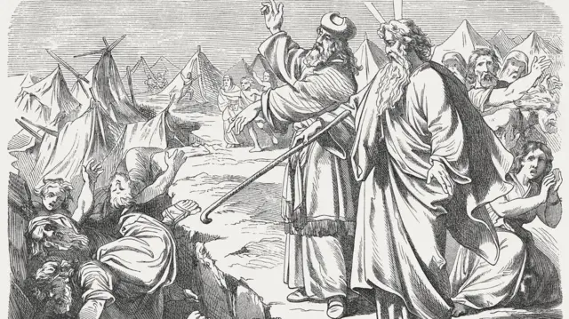 কারুনের ধ্বংসের কাহিনী চিত্রকর্ম