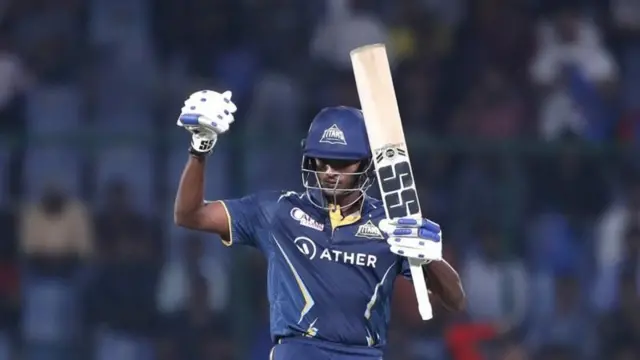 तमिलनाडु के साई सुदर्शन मध्य प्रदेश के ख़िलाफ़ शानदार 80 रन बनाए