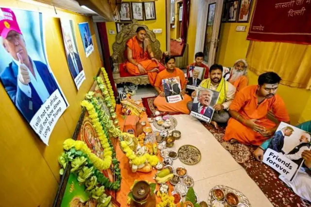 ట్రంప్ కోసం పూజలు