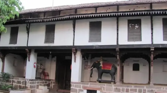 महेश्वरमधील राणी अहिल्यादेवींचं निवासस्थान.