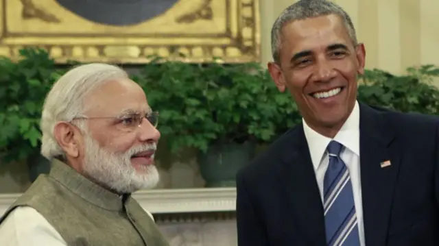 ਮੋਦੀ, ਓਬਾਮਾ