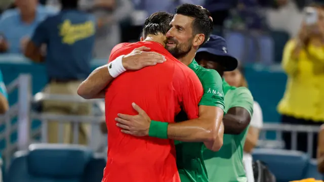 Ђоковић и Меншик после финала 