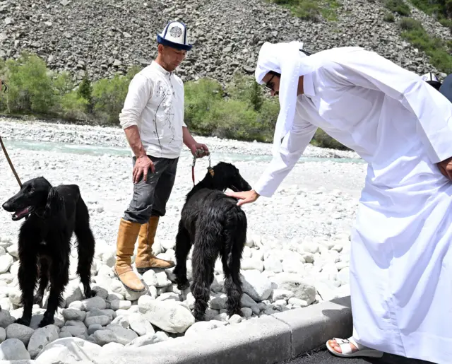 Катар эмиринин урматына уюшулган маданий программадан бир көрүнүш