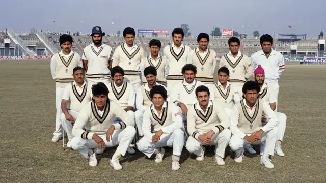 سنہ 1989 میں پاکستان کا دورہ کرنے والی انڈین ٹیم 