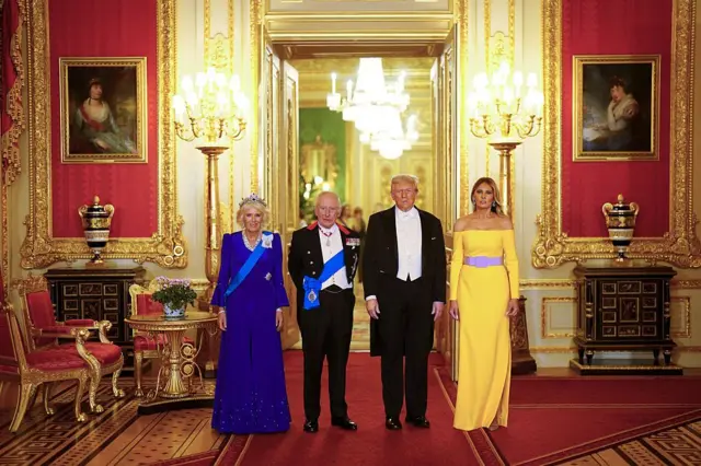 یہ صدر ٹرمپ کا برطانیہ کا دوسرا سرکاری دورہ ہے۔