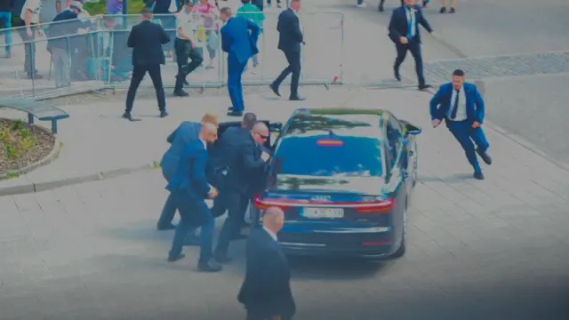 خودروی او هنگام سوار شدن 