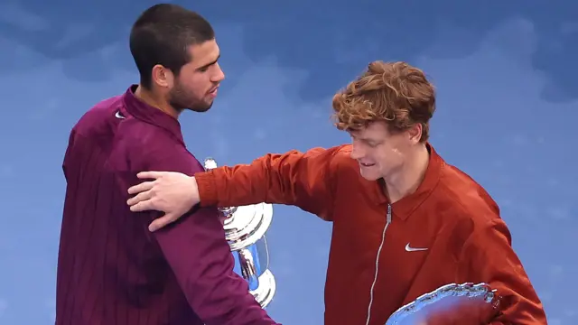 Karlos Alkaraz i Janik Siner u finalu US Opena