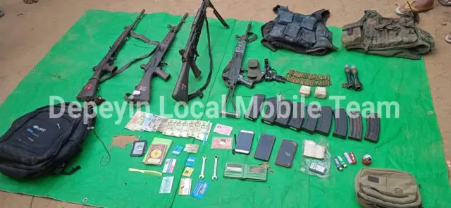 ဇူလိုင် ၃၀ ရက်ကတိုက်ပွဲကနေသိမ်းဆည်းမိတဲ့လက်နက်တွေ 