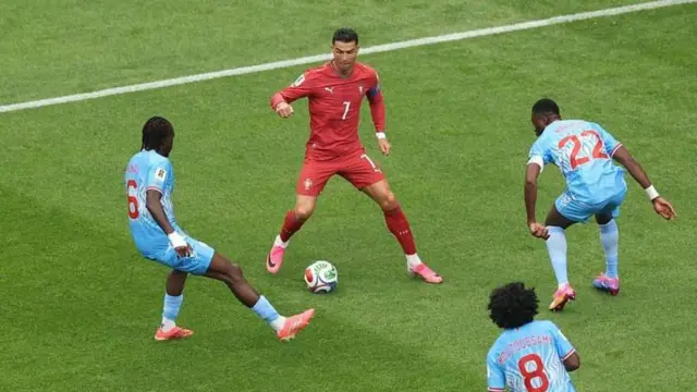 বিশ্বকাপে কঙ্গোর বিপক্ষে ম্যাচে রোনালদো