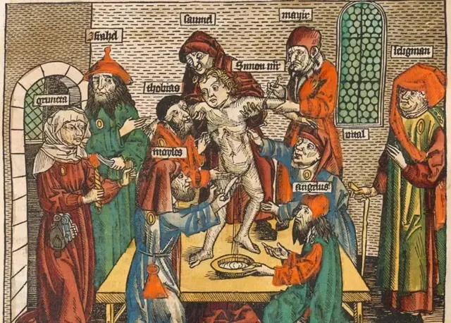 Gravure sur bois en date de 1493