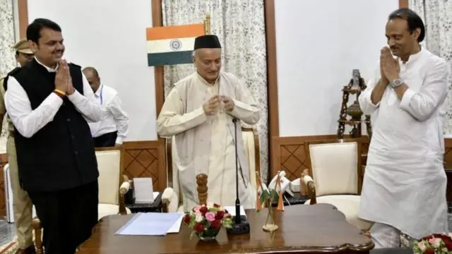 फडणवीस पवार यांचा शपथविधी