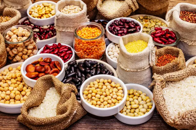 धान्यं, डाळी आणि कडधान्य