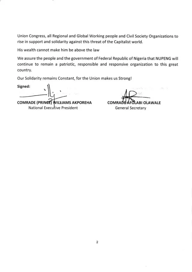 Atẹjade ẹgbẹ NUPENG