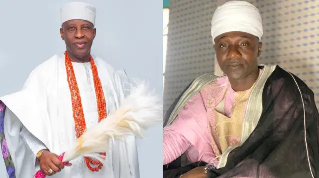 Aworan Soun Ogbomoso ati Imaamu Agba Ogbomoso