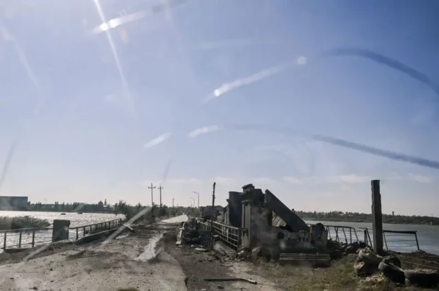 Дамба Курахівського водосховища, фото зроблено 16 вересня 2024 року