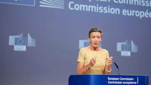 La vicepresidente ejecutiva de la Comisión Europea del programa Una Europa lista para la Era Digital Margrethe Vestager.