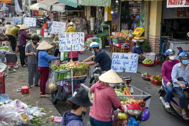 Chợ ở Sài Gòn