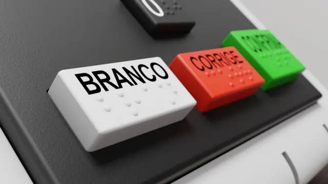 Teclas da urna eletrônica