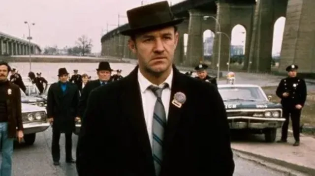 Gene Hackman'in The French Connection filmindeki bir sahnesi