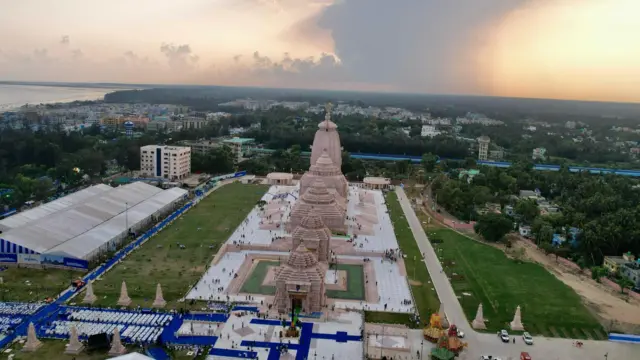 दीघा में बना जगन्नाथ मंदिर 