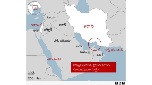 హార్ముజ్ జలసంధి, అమెరికా, ఇజ్రాయెల్, ఇరాన్ యుద్ధం, ముడి చమురు, గ్యాస్