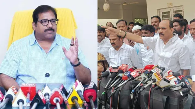  మీడియాతో మాట్లాడుతున్న మాజీ మంత్రి బాలినేని శ్రీనివాసరెడ్డి