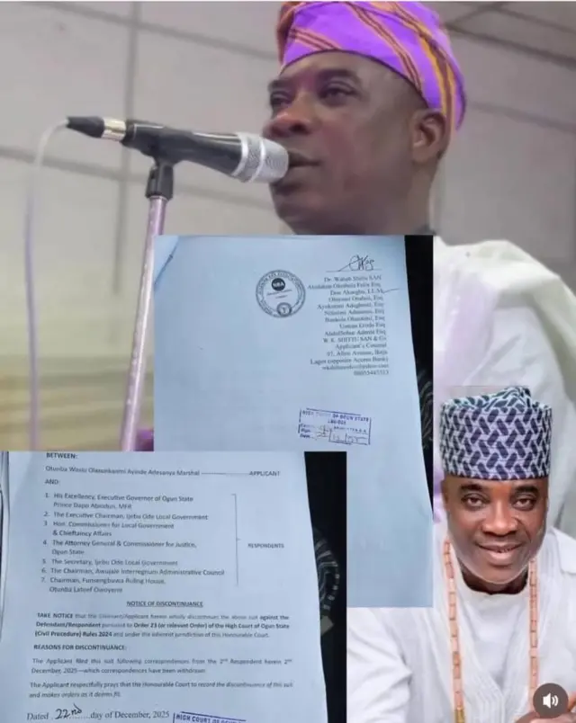 Àwòrán ìwé ìpéjọ tí Wasiu Ayinde ṣe àti àwòrán òun gan fúnra rẹ 