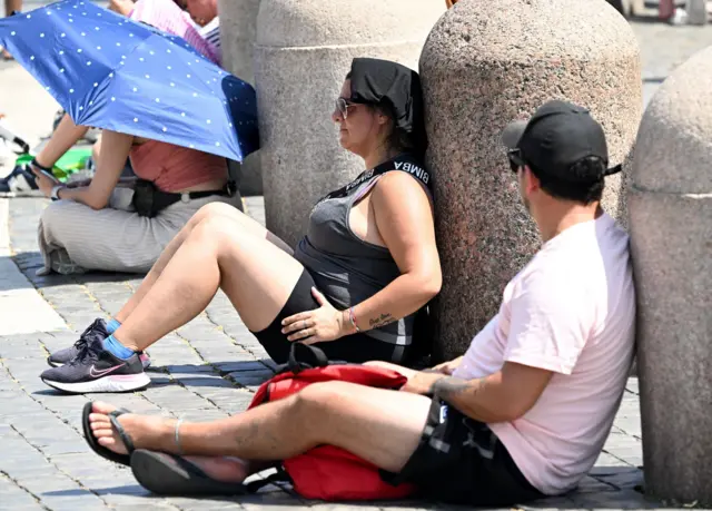 موجات الحر في أوروبا