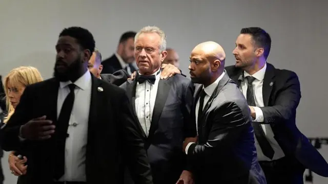 டிரம்ப், வெள்ளை மாளிகை, விருந்து, துப்பாக்கிச் சூடு