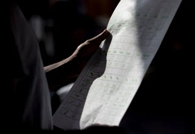 नमूना मतपत्र