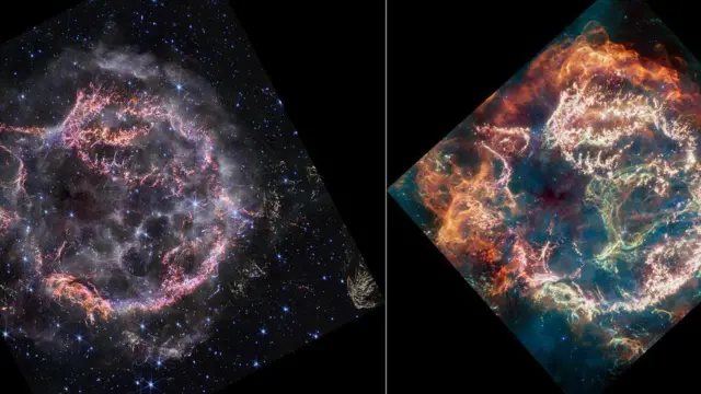 Два снимка в разных диапазонах