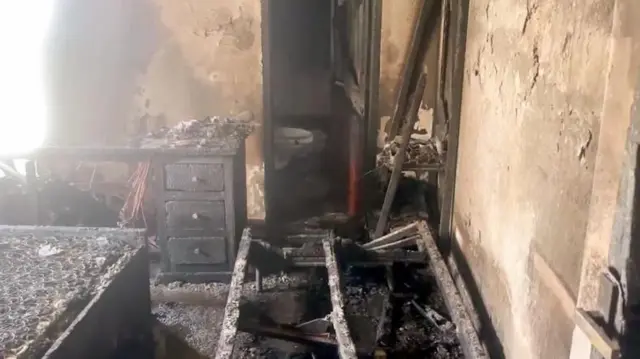 ਅੱਗ ਕਾਰਨ ਸੜਿਆ ਸਮਾਨ