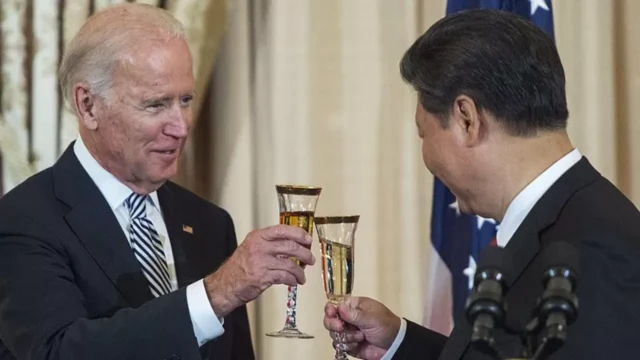 شی جن پنگ اور جو بائیڈن