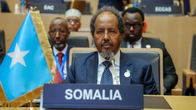 ፕረዚደንት ሶማልያ ሓሰን ሸኽ መሓመድ ኣብ ዋዕላ ሕብረት ኣፍሪቃ