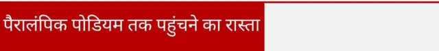 पैरालंपिक पोडियम तक पहुंचने का रास्ता