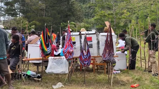Pemilihan sistem noken di Provinsi Papua Pegunungan. 